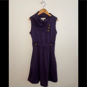 Monteau Sleeveless Purple Dress